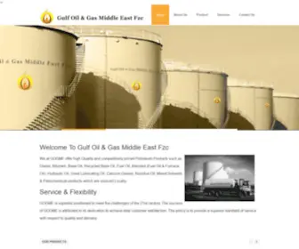 Gulfoilgasme.com(Gulf Oil & Gas Middle East Fzc) Screenshot