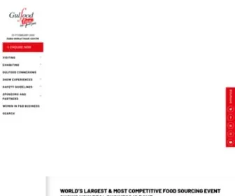 Gulfood.com(Largest Food Exhibition Dubai) Screenshot