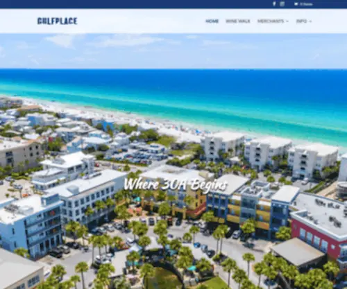 Gulfplaceon30A.com(Gulf Place) Screenshot