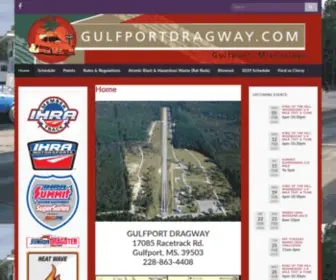 Gulfportdragway.com(South Mississippi's Premier Dragway) Screenshot