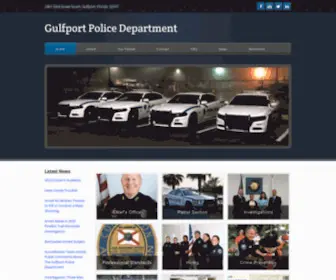 Gulfportpolice.com(Gulfport Police Department) Screenshot