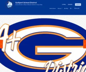 Gulfportschools.org(Gulfport School District) Screenshot