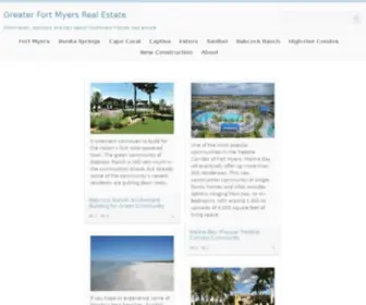Gulfreturns.com(Greater Fort Myers Real Estate) Screenshot