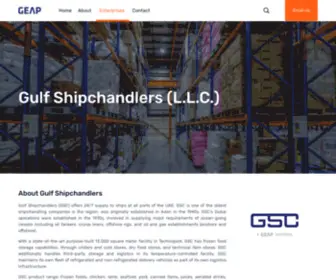 Gulfshipchandlers.com(Geap Group) Screenshot