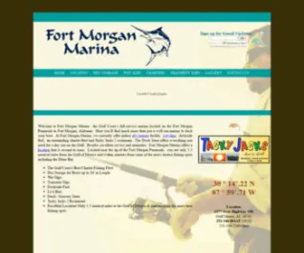 Gulfshoresmarina.net(Welcome aboard the Gulf Shores Yacht Club & Marina) Screenshot