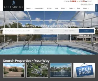 Gulfshoresrealty.com(Venice Luxury Homes for Sale) Screenshot
