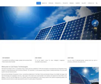 Gulfsolartech.com(Gulf Solar Technologies) Screenshot