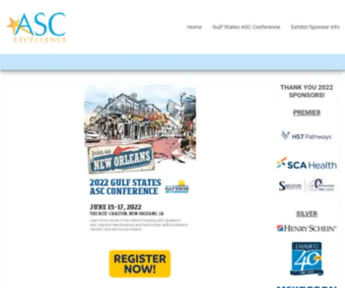 Gulfstatesasc.com(Gulf States Conference) Screenshot