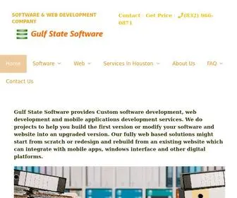 Gulfstatesoftware.com(Software Development & Web Development Company Houston) Screenshot