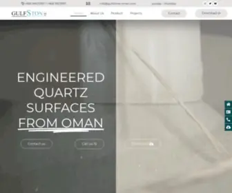 Gulfstone-Oman.com(Quartz Surfaces) Screenshot