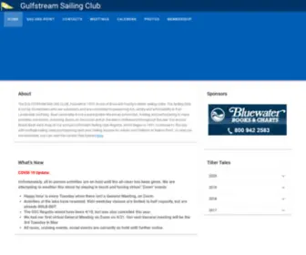 Gulfstreamsailingclub.org(Gulfstream Sailing Club) Screenshot