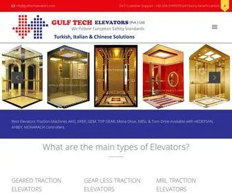 Gulftechelevators.com(Gulf Tech Elevators) Screenshot