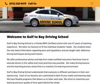 Gulftobaydrivingschool.com(Gulf to Bay Driving School) Screenshot