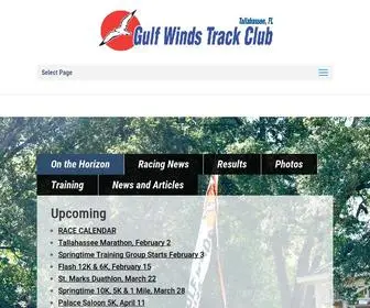 Gulfwinds.org(Promoting Running in the Community) Screenshot