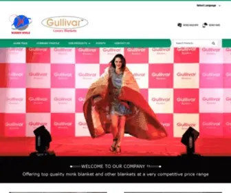 Gullivarblanket.com(WARMER TEXTILES LLP) Screenshot