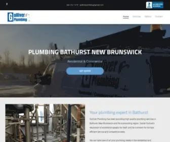 Gulliverplumbing.com(Plumbing Bathurst New Brunswick) Screenshot