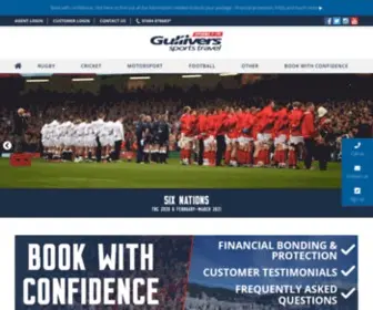 Gulliverstravel.co.uk(UK's leading sports tour operator) Screenshot