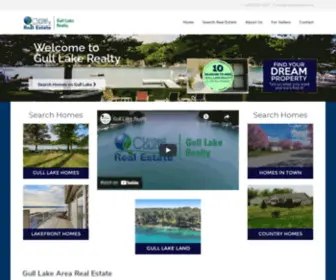 Gulllakerealty.info(Gull Lake Real Estate) Screenshot