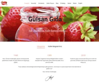 Gulsansekerleme.com.tr(Gülsan Gıda) Screenshot