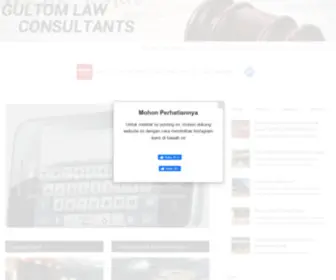Gultomlawconsultants.com(Informasi dan Konsultasi Seputar Hukum Korporasi) Screenshot