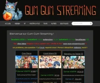 Gum-Gum-Streaming.com(Bienvenue sur Gum Gum Streaming) Screenshot