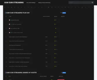 Gum-Gum-Streaming.net(Bienvenue sur Gum Gum Streaming) Screenshot