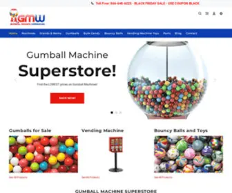 Gumball-Machine.com(Gumball Machine Warehouse) Screenshot