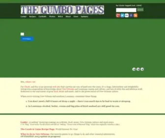 Gumbopages.com(The Gumbo Pages) Screenshot