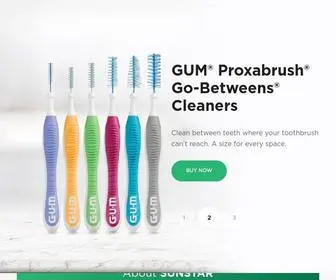 Gumbrand.com(GUM® Oral Care Products) Screenshot