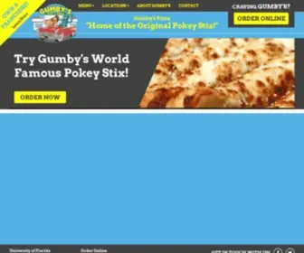 Gumbyspizza.com(Gumby’s Pizza and Wings) Screenshot