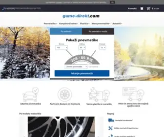 Gume-Direkt.com(Kupi zdaj zimske pnevmatike na spletu) Screenshot