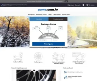 Gume.com.hr(Veliki izbor ljetnih guma) Screenshot