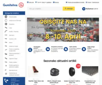 Gumitehna.com(Gumenotehnični izdelki) Screenshot