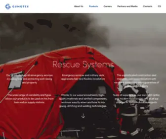 Gumotex-Rescue-SYstems.com(Rescue Systems) Screenshot