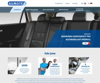 Gumotex.cz(Skupina Gumotex) Screenshot