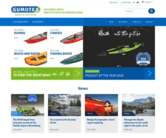 Gumotexboats.com(GUMOTEX inflatable boats) Screenshot