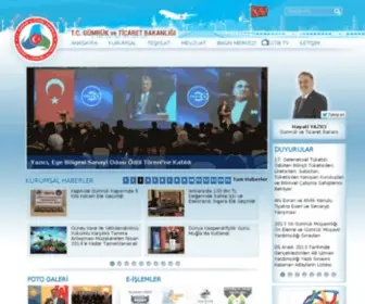 Gumruk.gov.tr(Gümrük) Screenshot