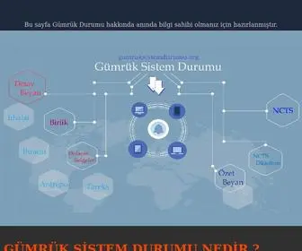 Gumruksistemdurumu.org(Gumruk Sistem Durumu) Screenshot