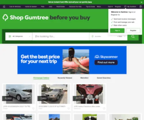 Gumtree.com.au(Australia's Free Marketplace) Screenshot