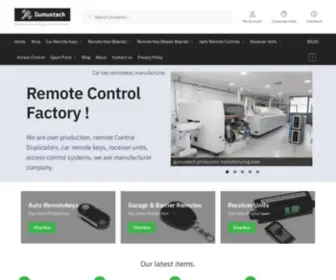 Gumustech.com(Gumustech Auto Remote Controls) Screenshot