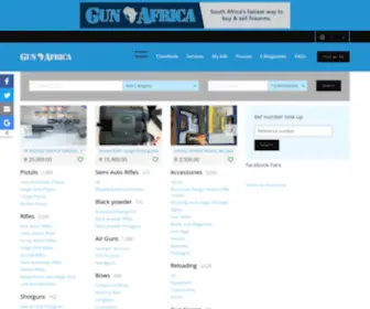 Gunafrica.co.za(Gun Africa magazine) Screenshot