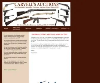 Gunauction.co.nz(Index) Screenshot