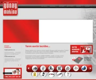 Gunaymakina.com.tr(Günay) Screenshot