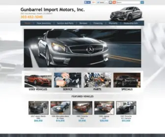 Gunbarrelmotors.com(Gunbarrel Import Motors) Screenshot