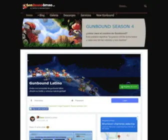 Gunboundlatino.net(Gunbound Latino) Screenshot