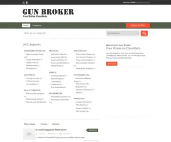 Gunbroker.co.za(Buy and sell Guns / Firearms at) Screenshot