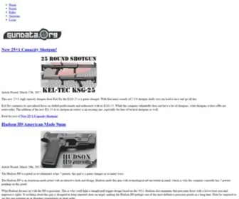 Gundata.org(Gun Reviews & Prices) Screenshot