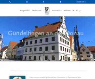 Gundelfingen-Donau.de(Gundelfingen an der Donau) Screenshot