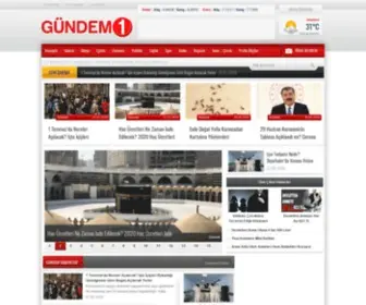 Gundem1.com(Gündem1) Screenshot