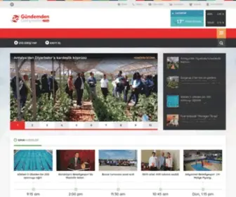 Gundemdengelismeler.com(Gündemden Gelişmeler) Screenshot